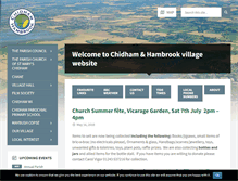 Tablet Screenshot of chidhamandhambrook.info